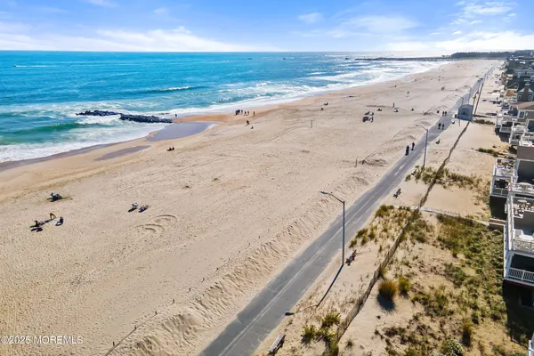 a view of beach and ocean