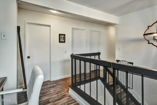 a view of a balcony