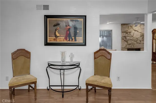 a view of a workspace with furniture and bedroom