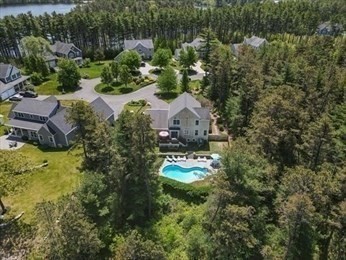 18 Red Pine Lane Wareham, MA 02571 - Photo 25 of 37 an aerial view of a house with a yard