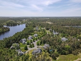 18 Red Pine Lane Wareham, MA 02571 - Photo 26 of 37 an aerial view of multiple house with lake view