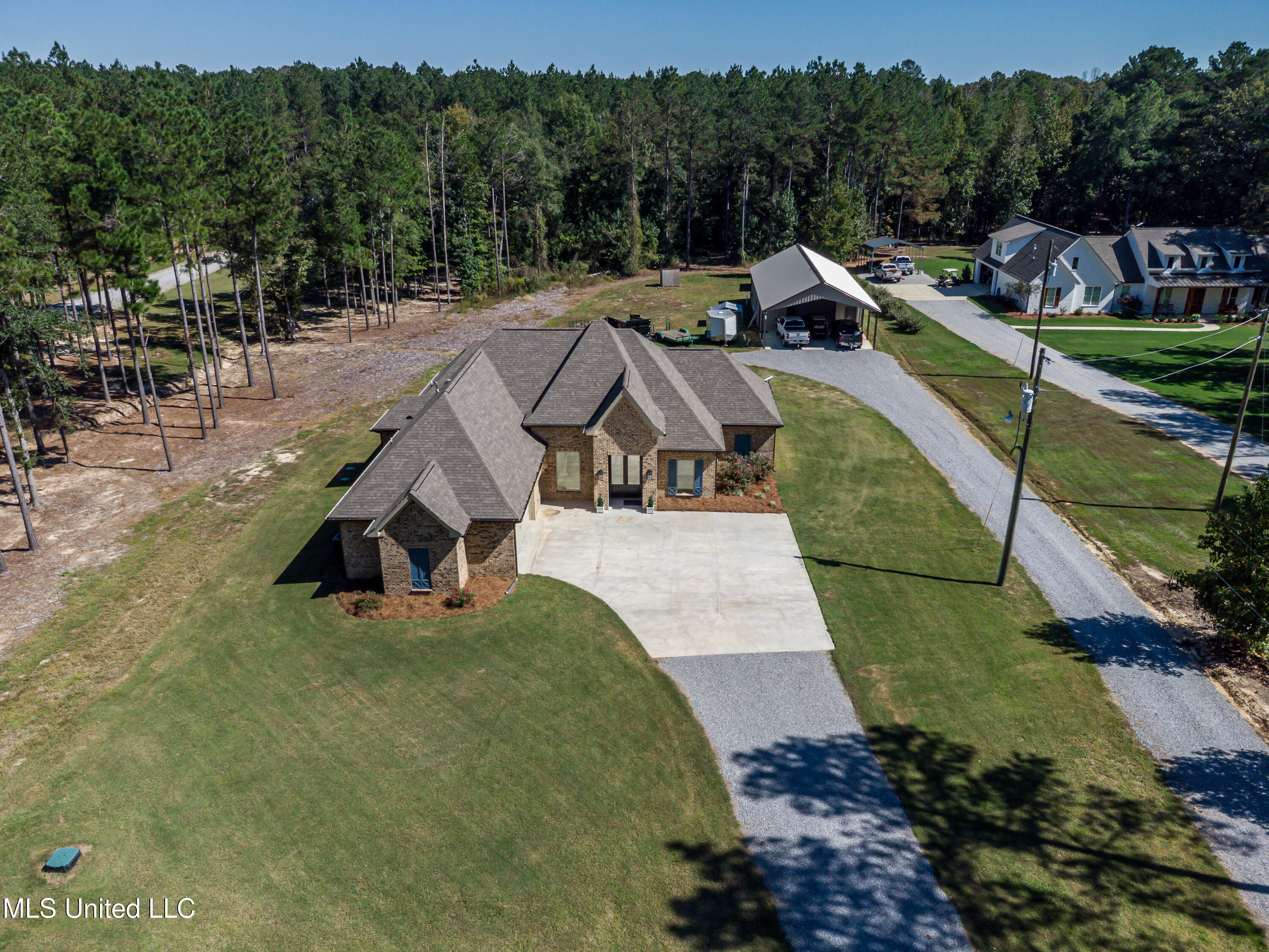 1182 North Sandhill Road Lena, MS 39094 - Photo 65 of 84 1182 N Sandhill Rd Drone-2