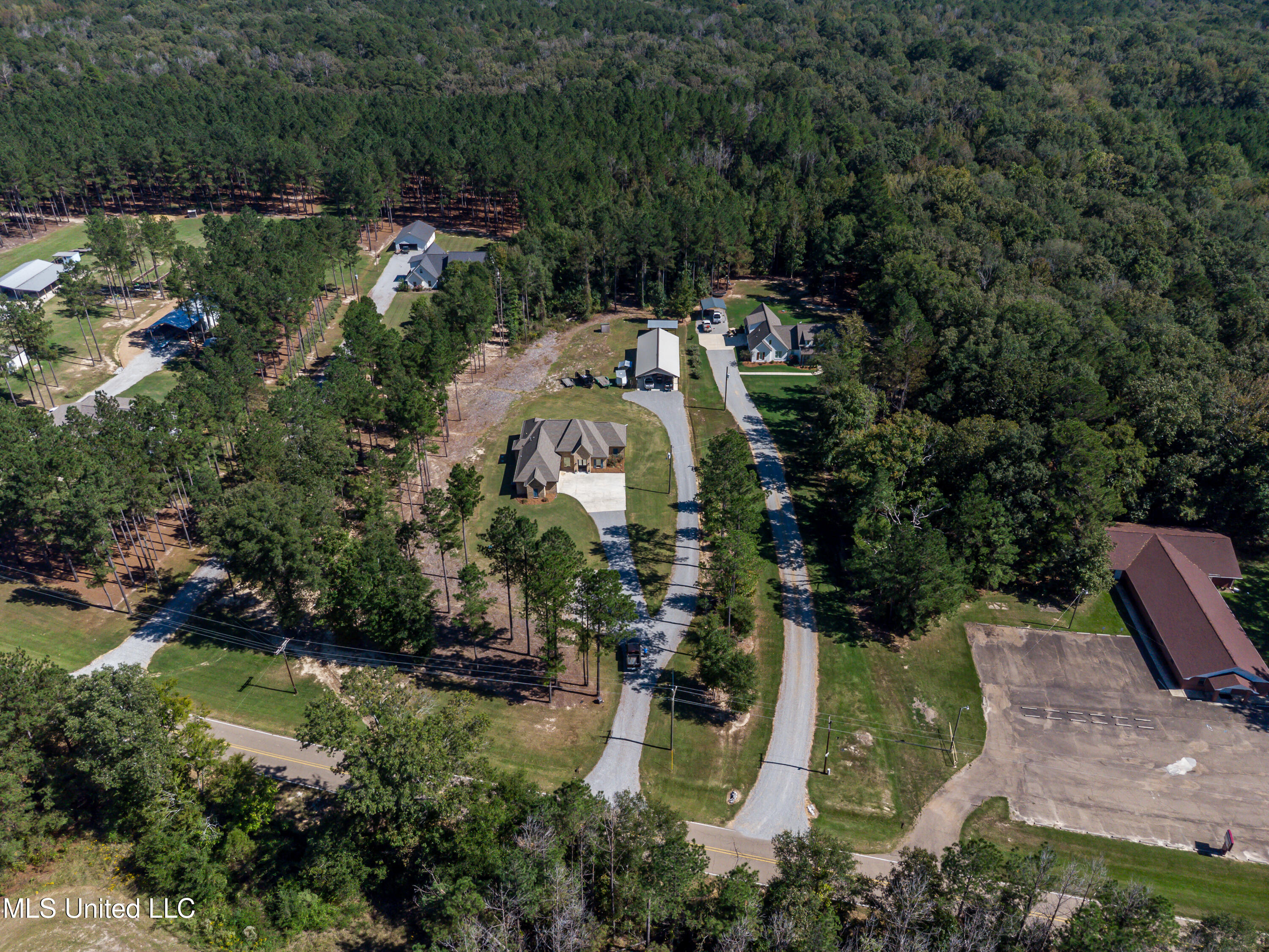 1182 North Sandhill Road Lena, MS 39094 - Photo 77 of 84 1182 N Sandhill Rd Drone-13