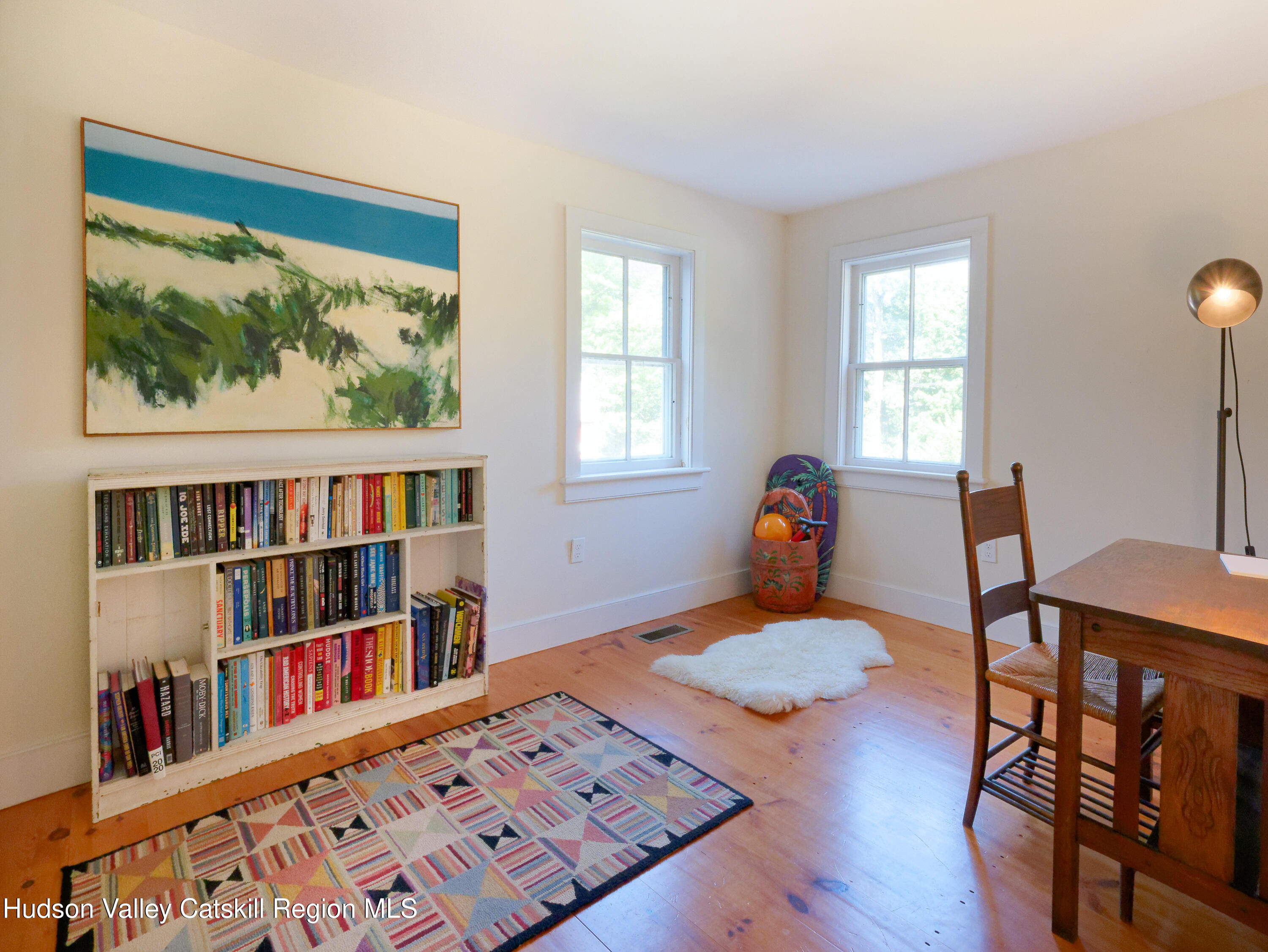 5 Fulton Homestead Road Red Hook, NY 12571 - Photo 18 of 41 a workspace with furniture window and book shelf