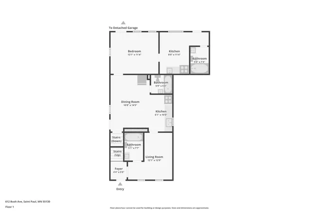 $299,000 | 612 Bush Avenue, St. Paul, MN 55130