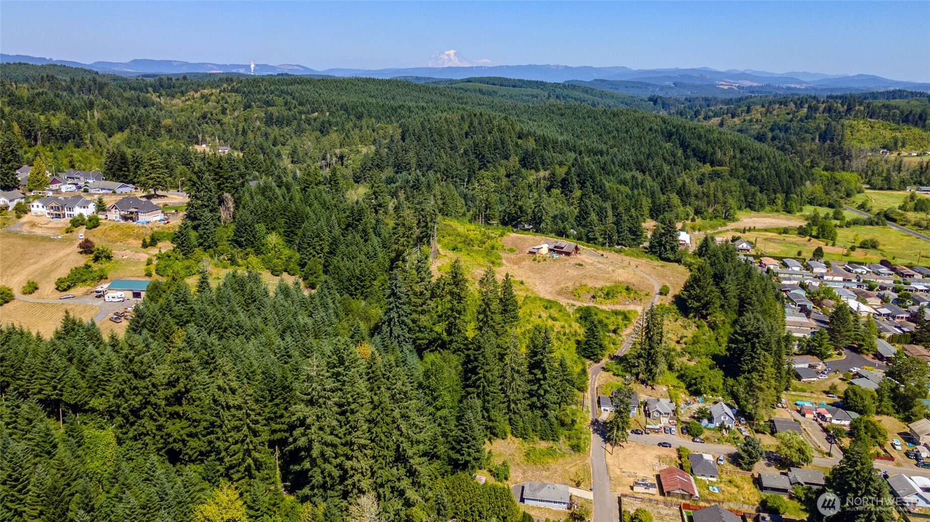 0 Rhobina Street Centralia, WA 98531 - Photo 6 of 9 a view of a city with mountains in the background
