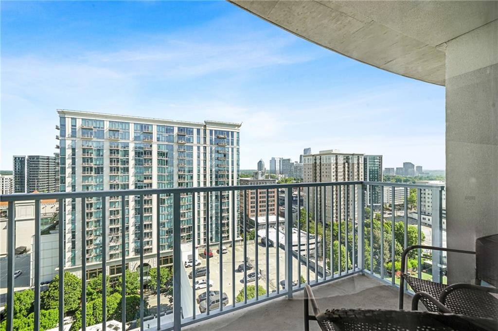 250 Pharr Road Northeast, Unit 1702 Atlanta, GA 30305 - Photo 23 of 23 a view of a balcony with city view