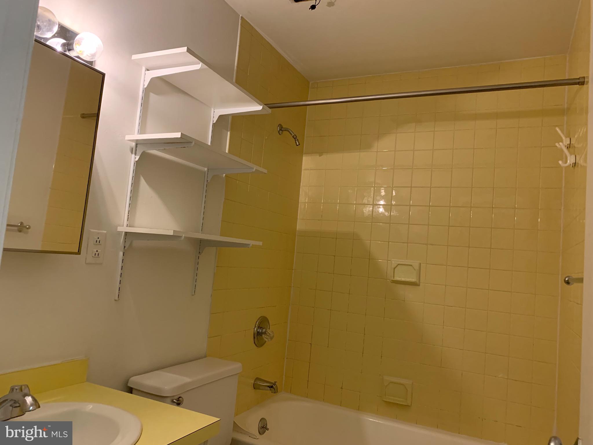 1203 Locust Street, Unit 2F Philadelphia, PA 19107 - Photo 13 of 15 a bathroom with a sink and a shower