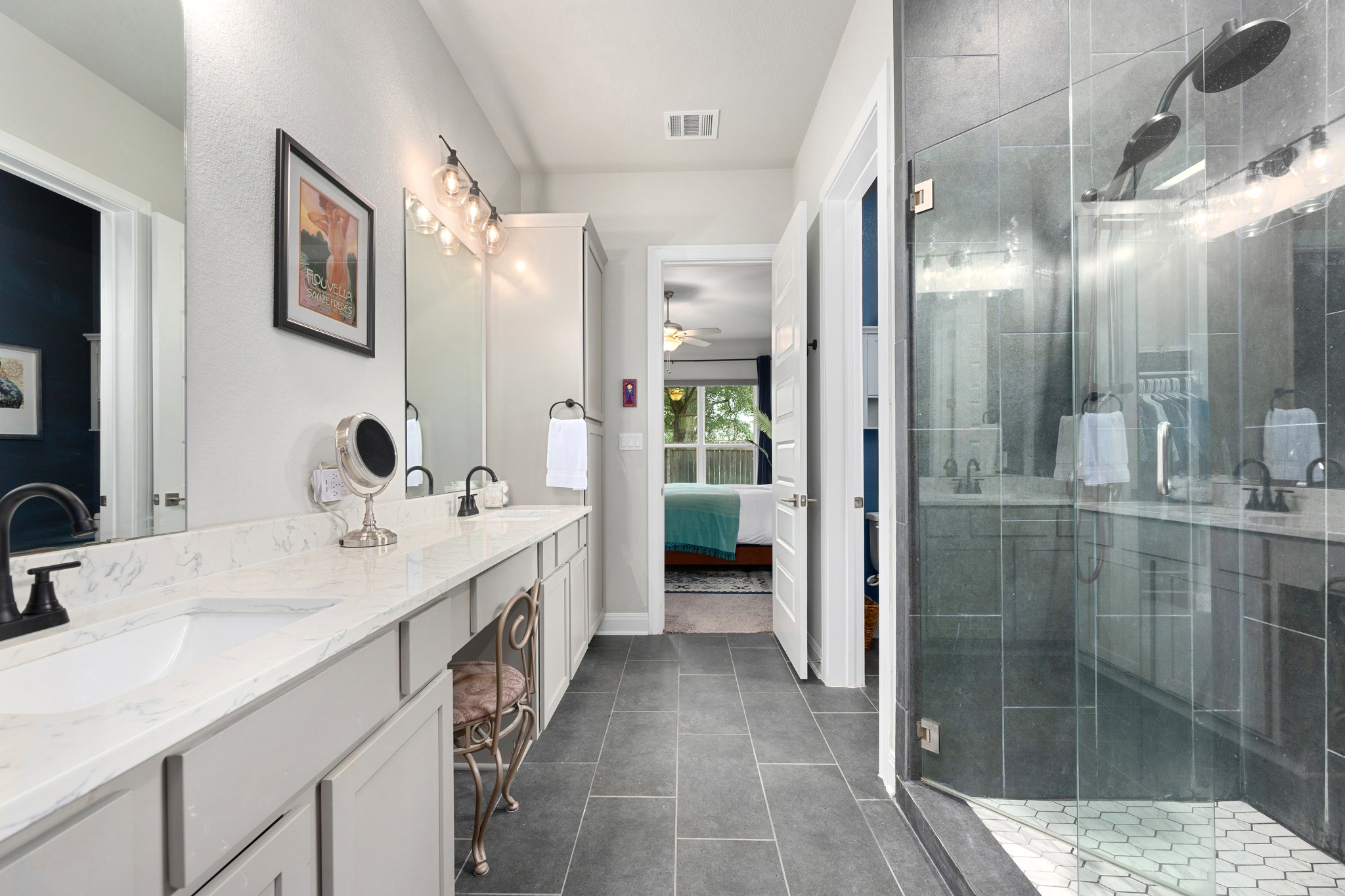 3925 Tavarez Street Round Rock, TX 78628 - Photo 16 of 27 Primary bath is a dream
