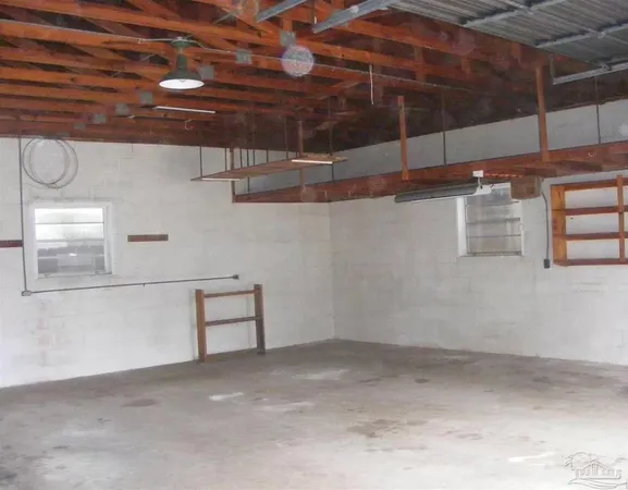a view of storage and utility room
