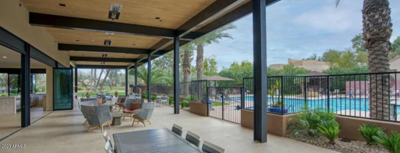 7700 East Gainey Ranch Road, Unit 101 Scottsdale, AZ 85258 - Photo 21 of 28 West side patio