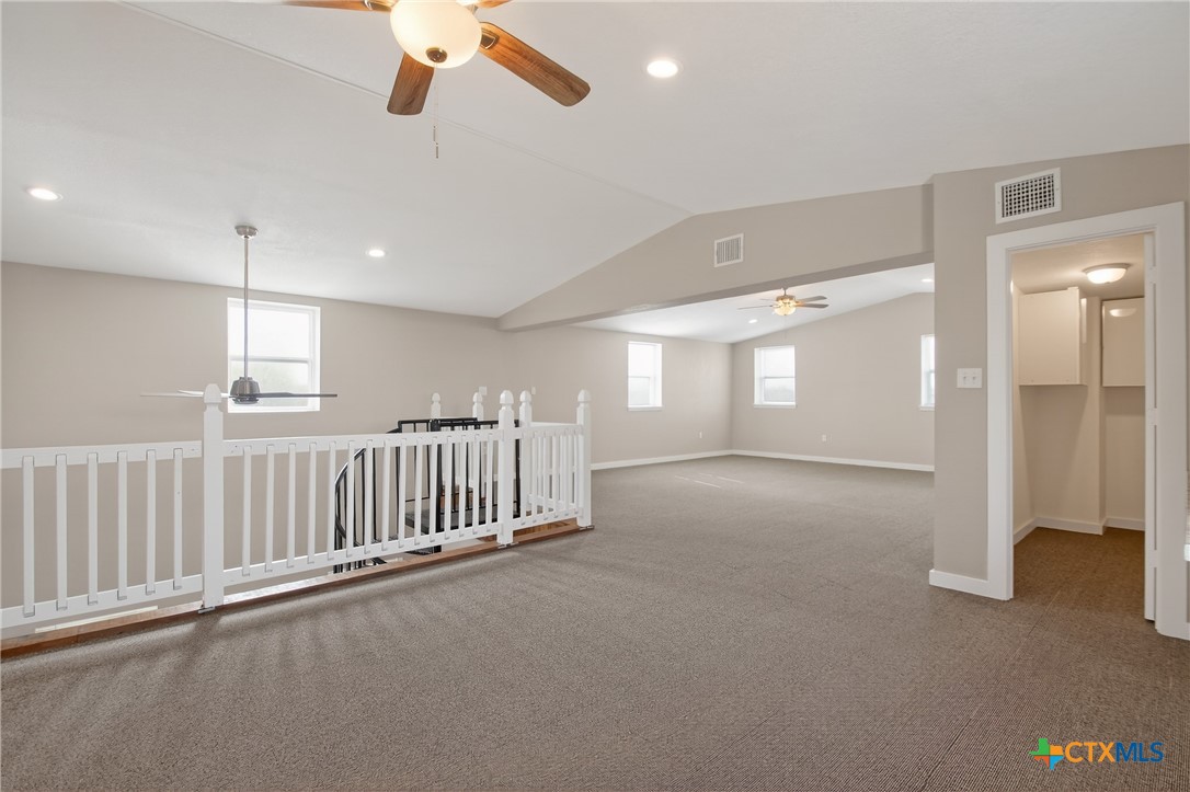 617 Bartlett Road Victoria, TX 77905 - Photo 29 of 30 a view of a livingroom with a ceiling fan and window