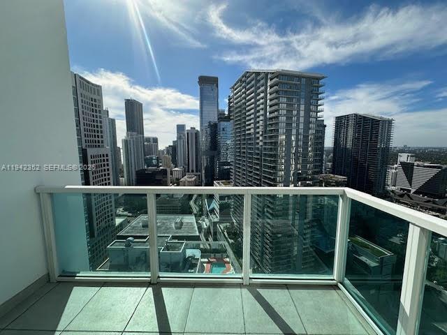 41 Southeast 5th Street, Unit 2112 Miami, FL 33131 - Photo 21 of 45 a view of balcony with furniture