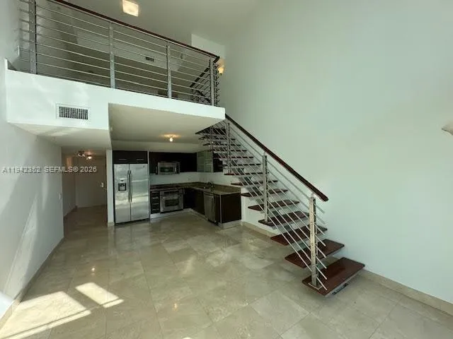 a view of a room with chairs