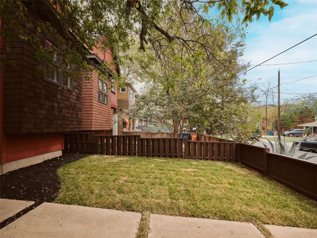 2002 East 13th Street, Unit A Austin, TX 78702 - Photo 3 of 37 View of fenced backyard
