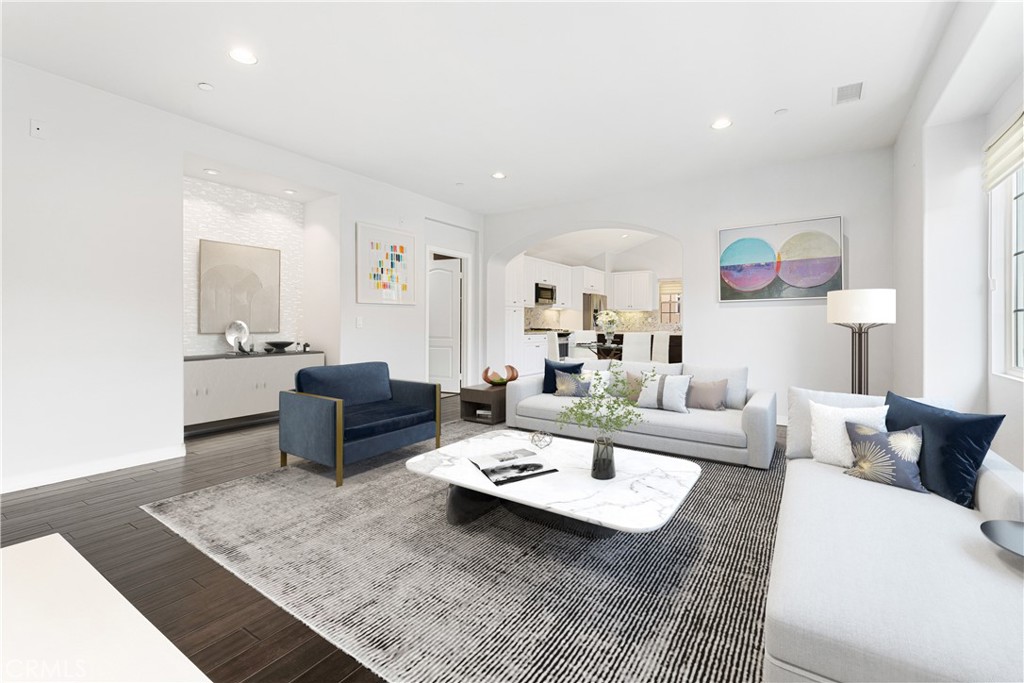 86 Townsend Irvine, CA 92620 - Photo 2 of 48 a living room with furniture and a rug