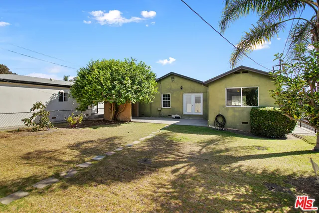 a view of a house with a patio