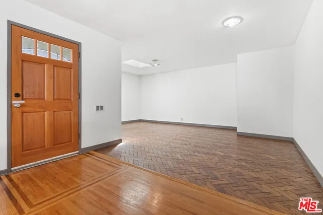 wooden floor in an empty room