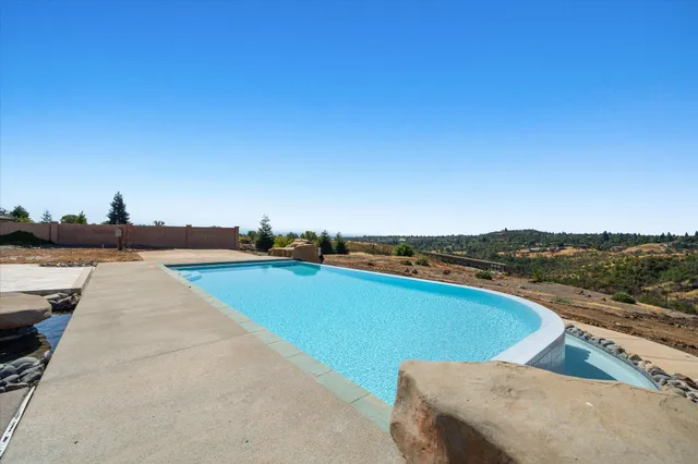 a view of a lake with a mountain