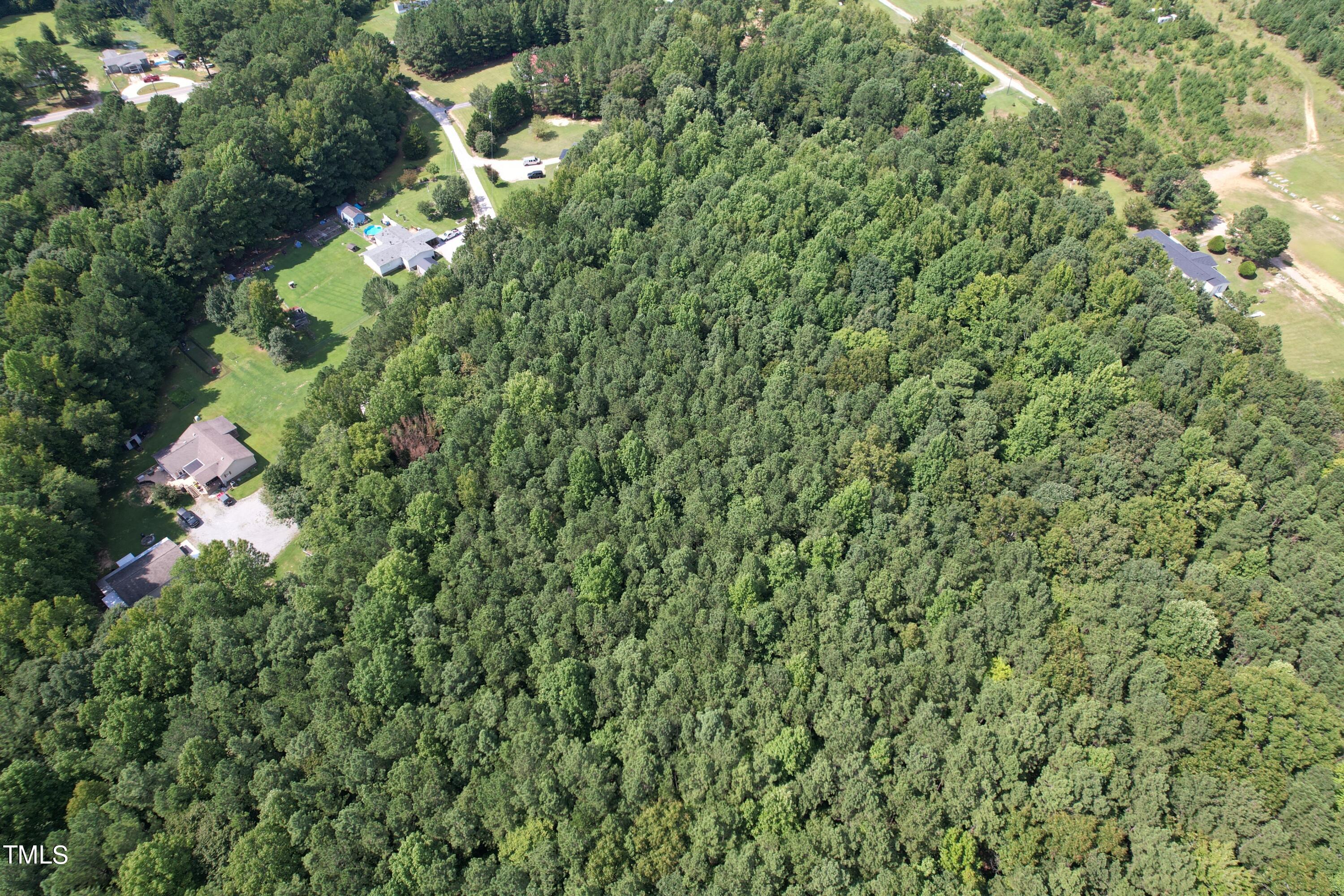 0 Castleberry Road Clayton, NC 27527 - Photo 3 of 17 a view of a house with a lush green forest