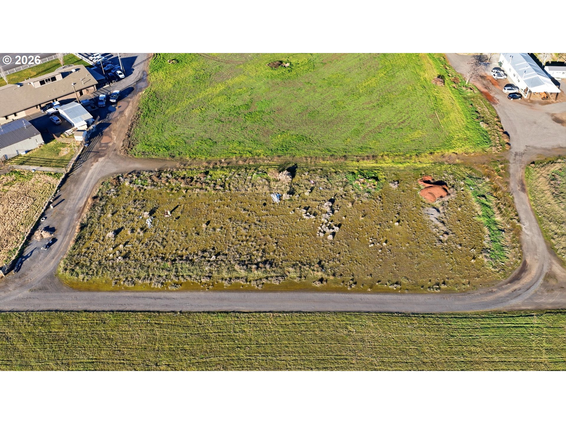 East Airport Road Hermiston, OR 97838 - Photo 2 of 7 a black and white photo of a lots of residential buildings