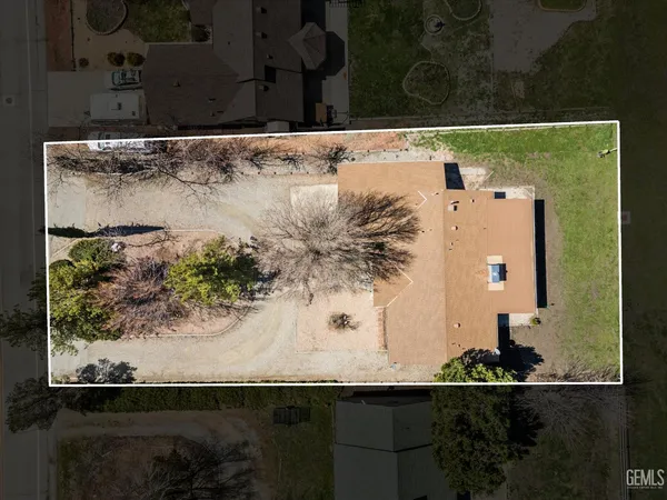 a front view of a house with a yard and large tree