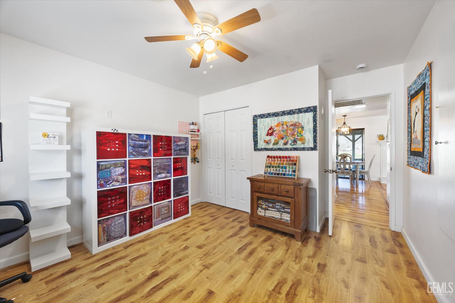 Undisclosed Address Tehachapi, CA 93561 - Photo 30 of 48 a bedroom with a bed and a television