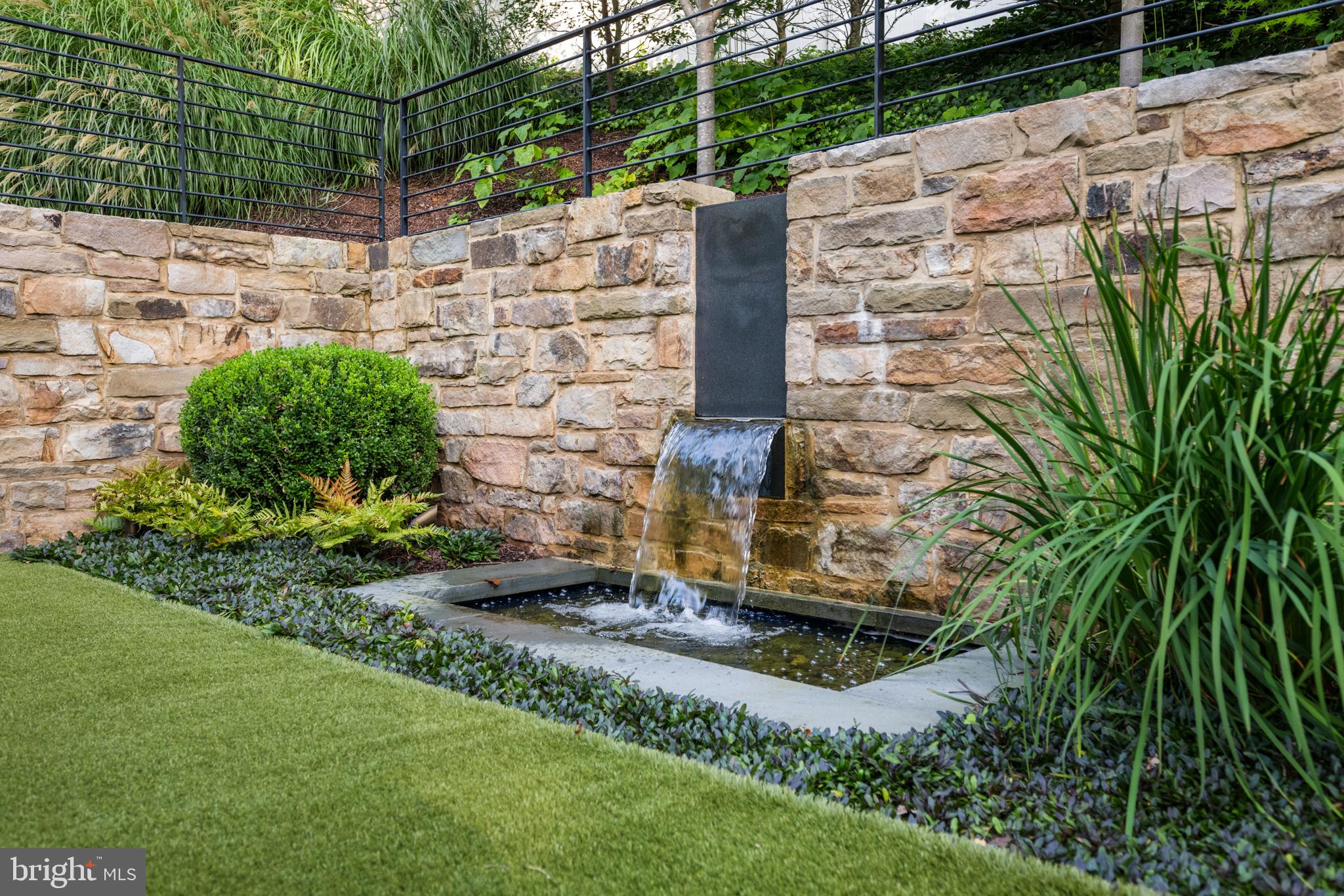 1137 Basil Road McLean, VA 22101 - Photo 79 of 118 stone walkway, turf open space waterfall