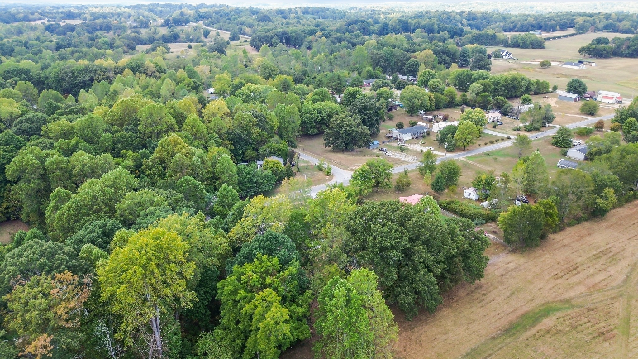 2250 Wayne Road Bon Aqua, TN 37025 - Photo 46 of 48 an aerial view of houses with yard and green space
