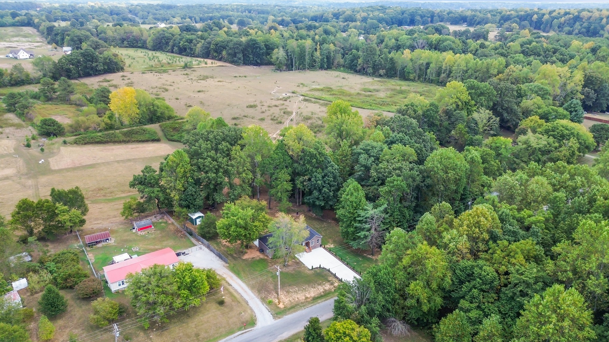 2250 Wayne Road Bon Aqua, TN 37025 - Photo 10 of 48 an aerial view of a houses with yard