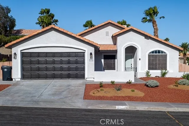 a front view of a house with entryway