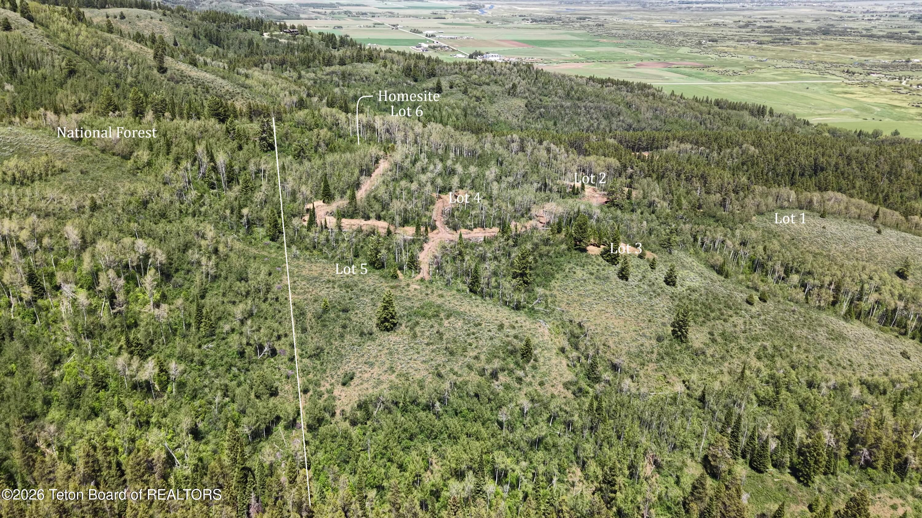 Tbd Lot 6 Tbd Lane Victor, ID 83455 - Photo 5 of 20 5. Subdivision from south