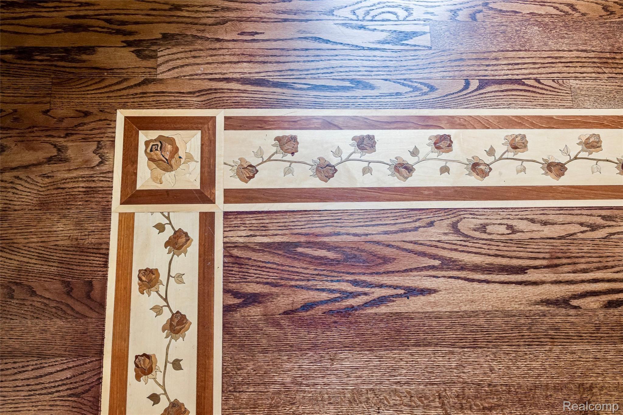 246 Barden Road Bloomfield Hills, MI 48304 - Photo 22 of 25 Living Room Floor Inlay