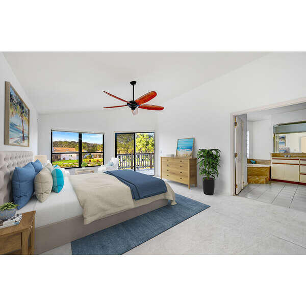 3 Inwood Way Indian Harbour Beach, FL 32937 - Photo 22 of 35 a bedroom with a bed window and couch