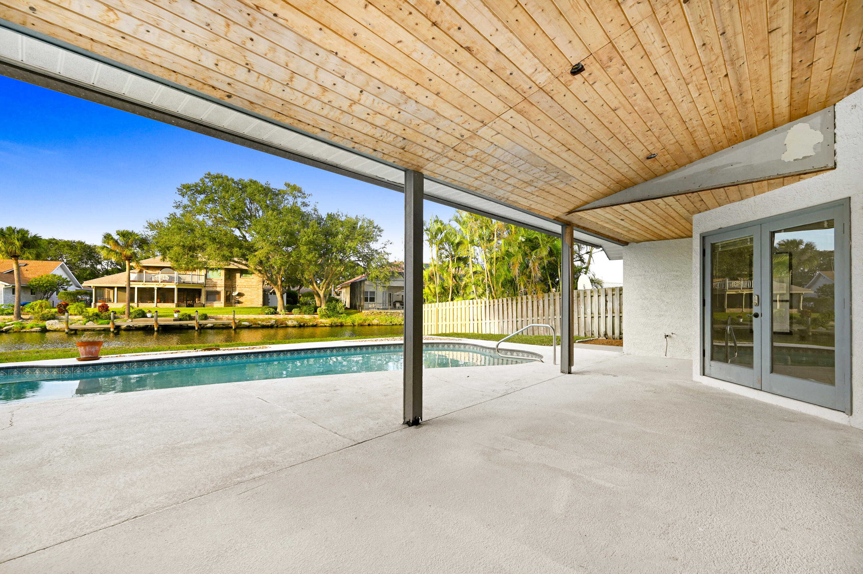 3 Inwood Way Indian Harbour Beach, FL 32937 - Photo 27 of 35 a view of swimming pool with yard