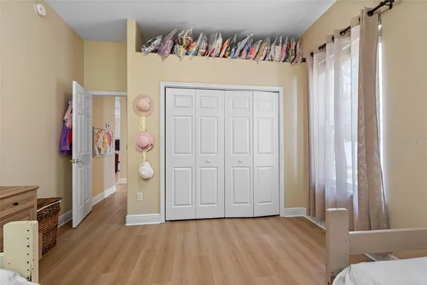 a view of closet area