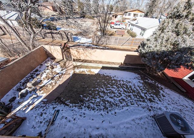 502 West Cheyenne Road Colorado Springs, CO 80906 - Photo 32 of 35 Backyard, and note alley access