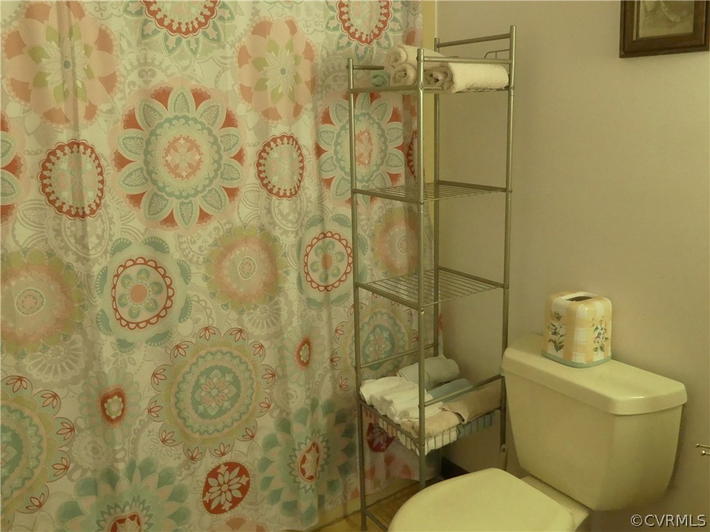 1876 Scotts Bottom Road Dillwyn, VA 23936 - Photo 19 of 30 a bathroom with a toilet and shower