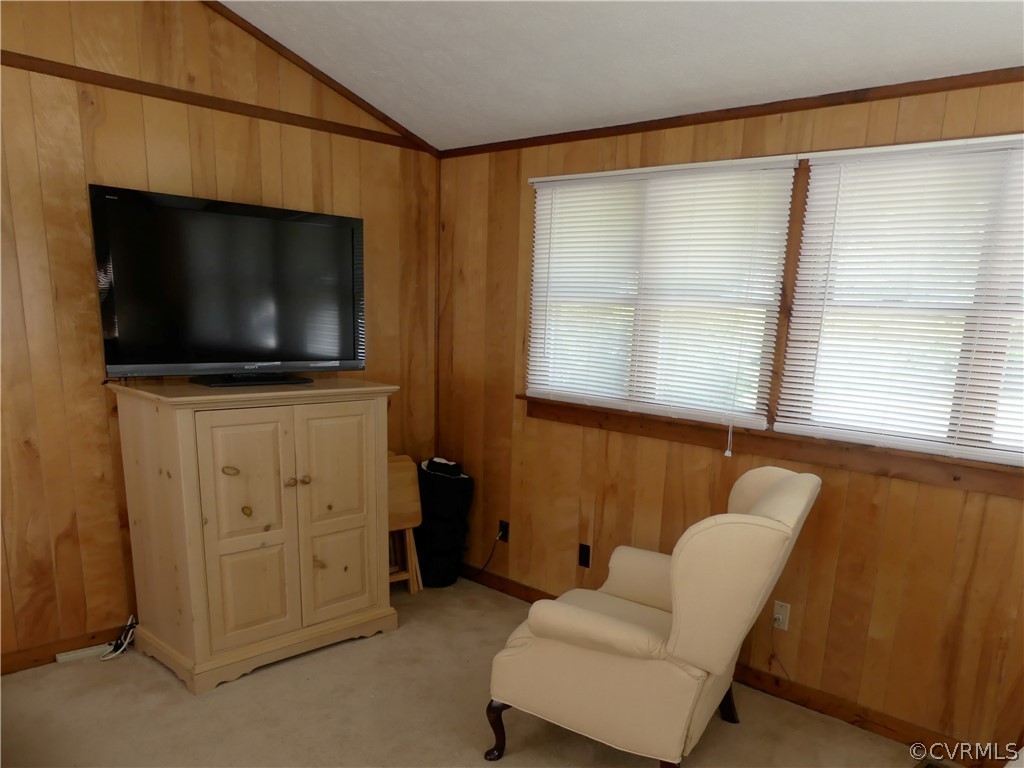 1876 Scotts Bottom Road Dillwyn, VA 23936 - Photo 22 of 30 a living room with furniture and a flat screen tv