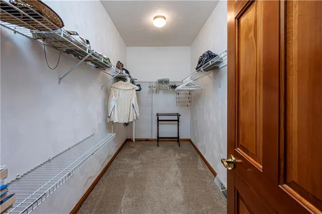 a view of hallway with stairs