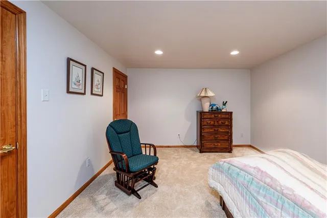 a workspace with furniture and a window