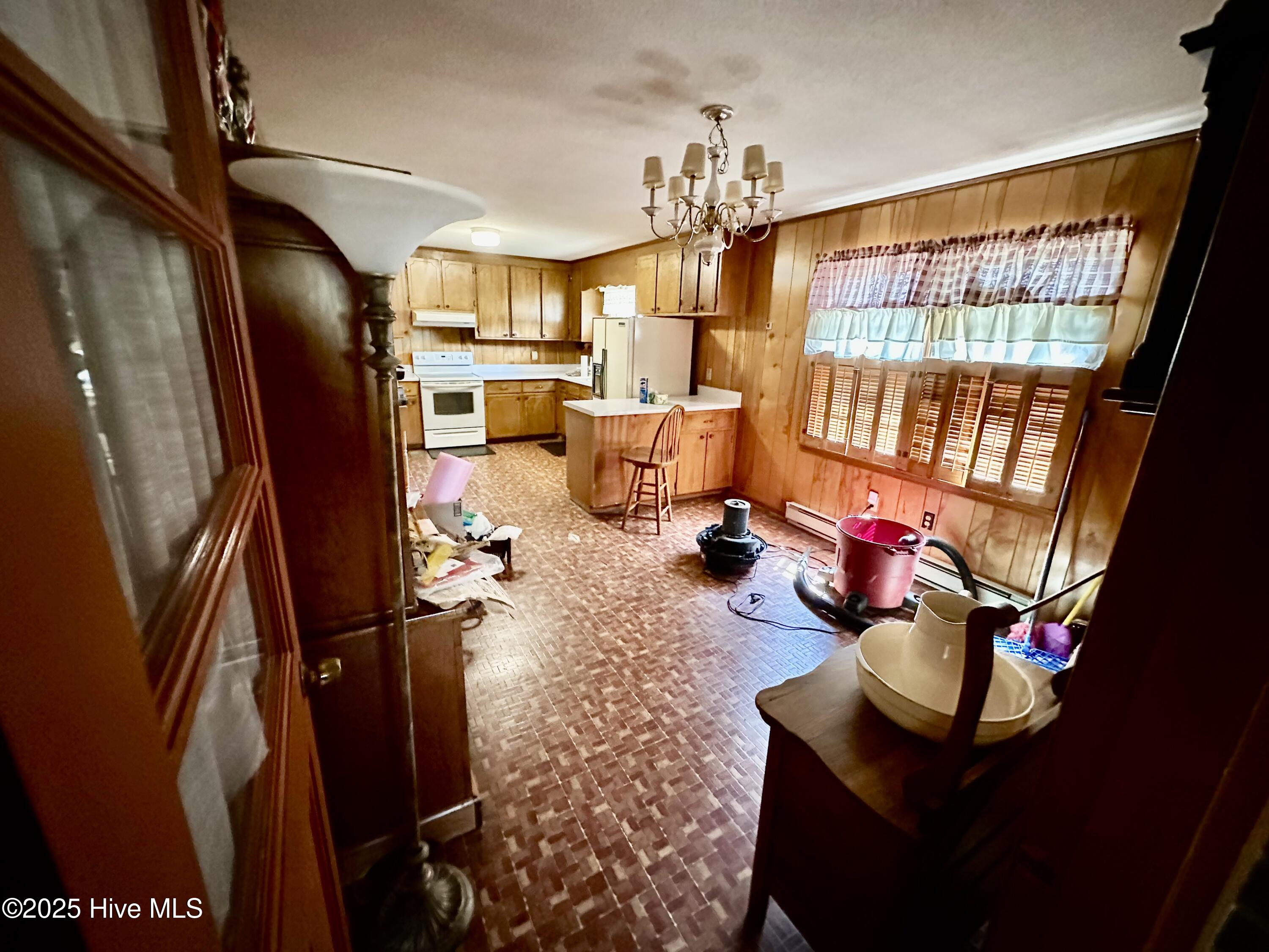 225 Tiptoe Road Edenton, NC 27932 - Photo 7 of 18 From den into kitchen