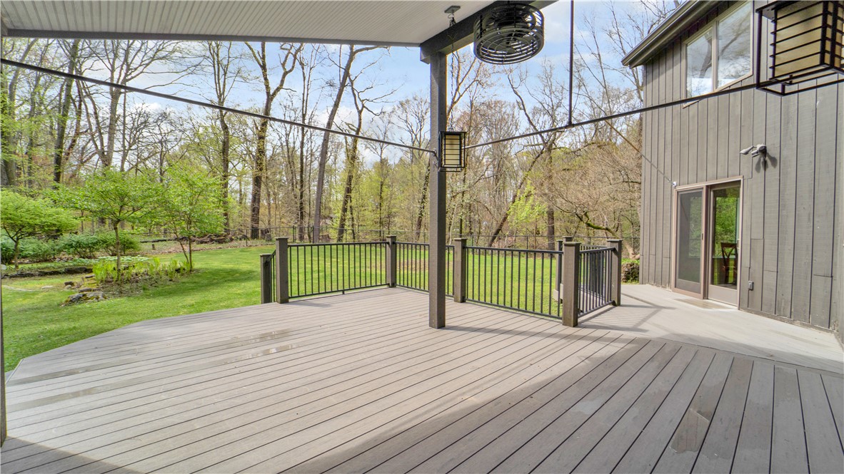182 Park Road Perinton, NY 14534 - Photo 44 of 50 The sprawling deck is perfectly positioned to over