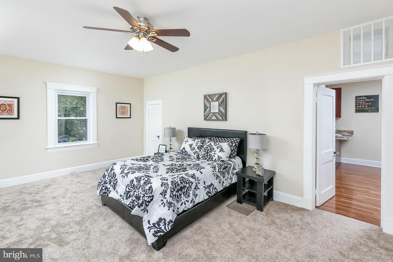 3613 Edgewood Road Baltimore, MD 21215 - Photo 14 of 30 Master Bedroom with Fan