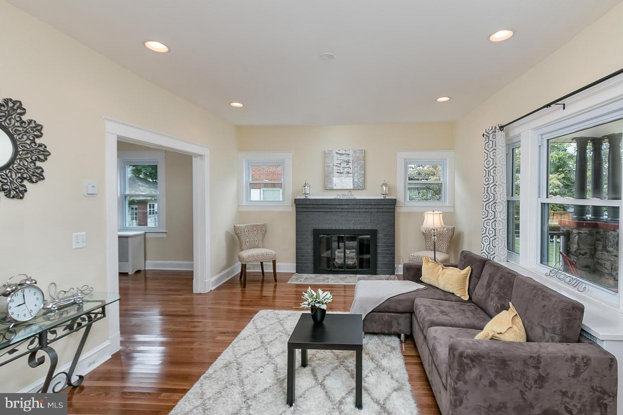3613 Edgewood Road Baltimore, MD 21215 - Photo 3 of 30 Formal Living Room with Gas Fireplace!