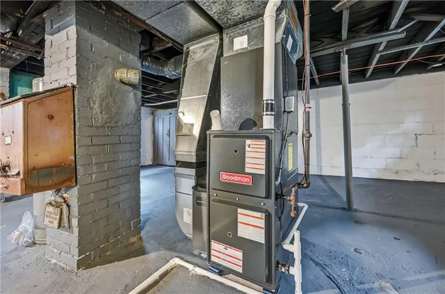 a view of a brick wall