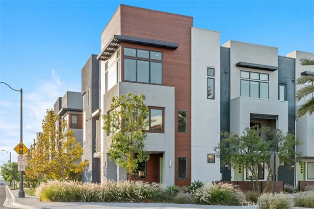 a front view of a multi story residential apartment building