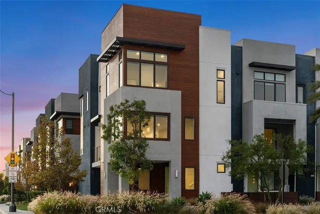 a building view with a outdoor space