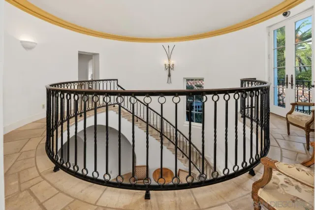 a view of staircase