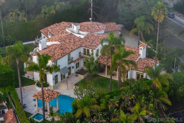 a view of city and mountain